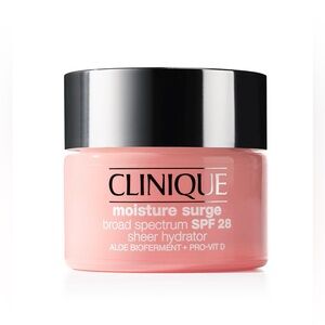 CLINIQUE Moisture Surge Broad Spectrum
SPF 28 Sheer Hydrator.